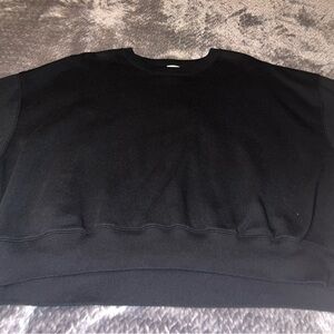 PINK Victoria's Secret Jet Black Crew Neck Sweater